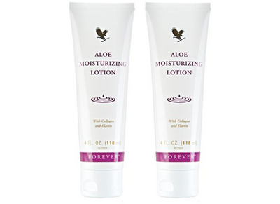 2x Forever Aloe Moisturizing Lotion