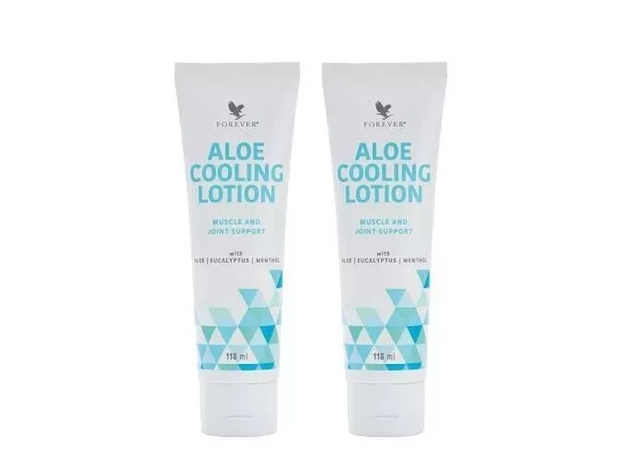 2x Forever Aloe Cooling Lotion 118ml