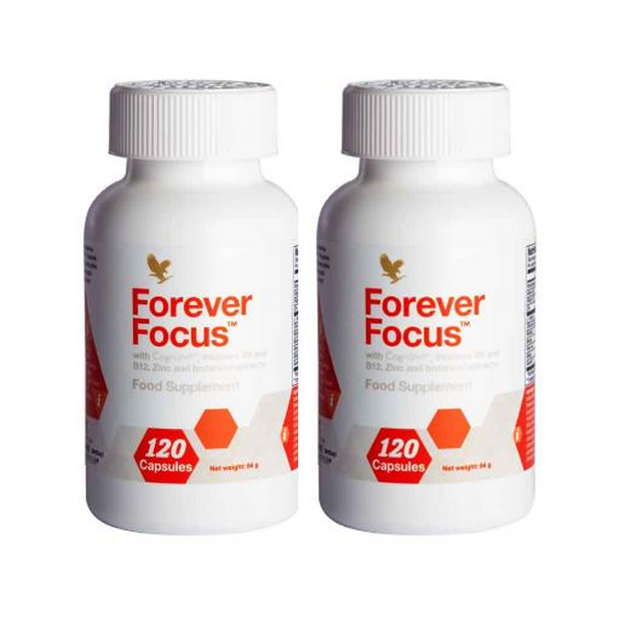 2x Forever Focus - Stay sharp, stay focused 120 Tablets