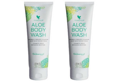 2x Forever Aloe Body Wash 236ml