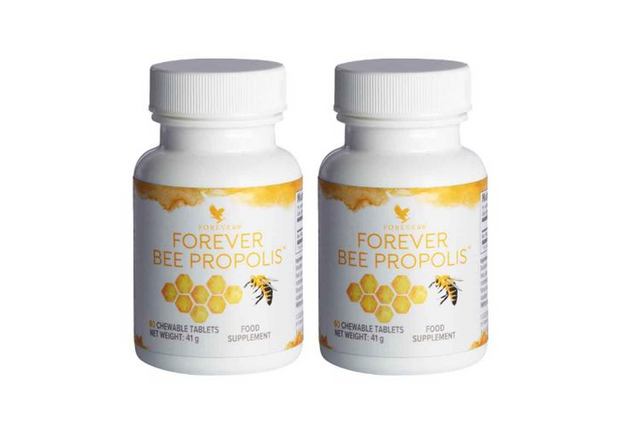 2x Forever Bee Propolis 60 Chewable Tablets