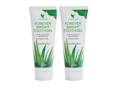 2x Forever Living Aloe Vera Bright Toothgel